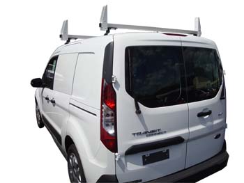 Aluminum 2 Bar Ladder Rack - 2014-All Later Ford Transit Connect