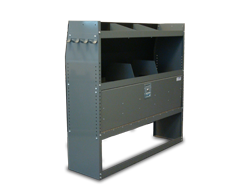 Nissan NV200 Shelving with Door Kit 38"L x 44"H x 13"D - Click Image to Close