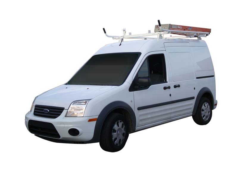 Aluminum Ladder Rack for Transit Connect - Double Lock Down - Click Image to Close
