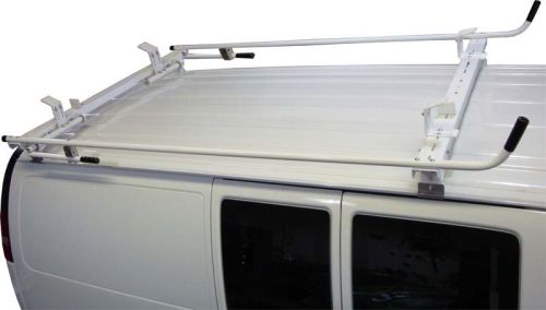Aluminum Ladder Rack for Chevy Express - Double Lock Down - Click Image to Close