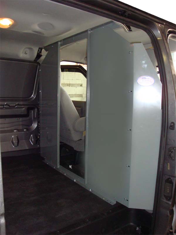 Chevy Express Van Safety Partition,Bulkhead - open in the center