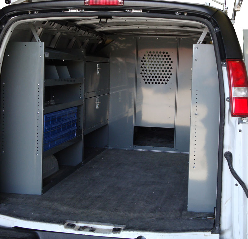 GMC Savana Full Size Van Safety Partition, Bulkhead 10" opening